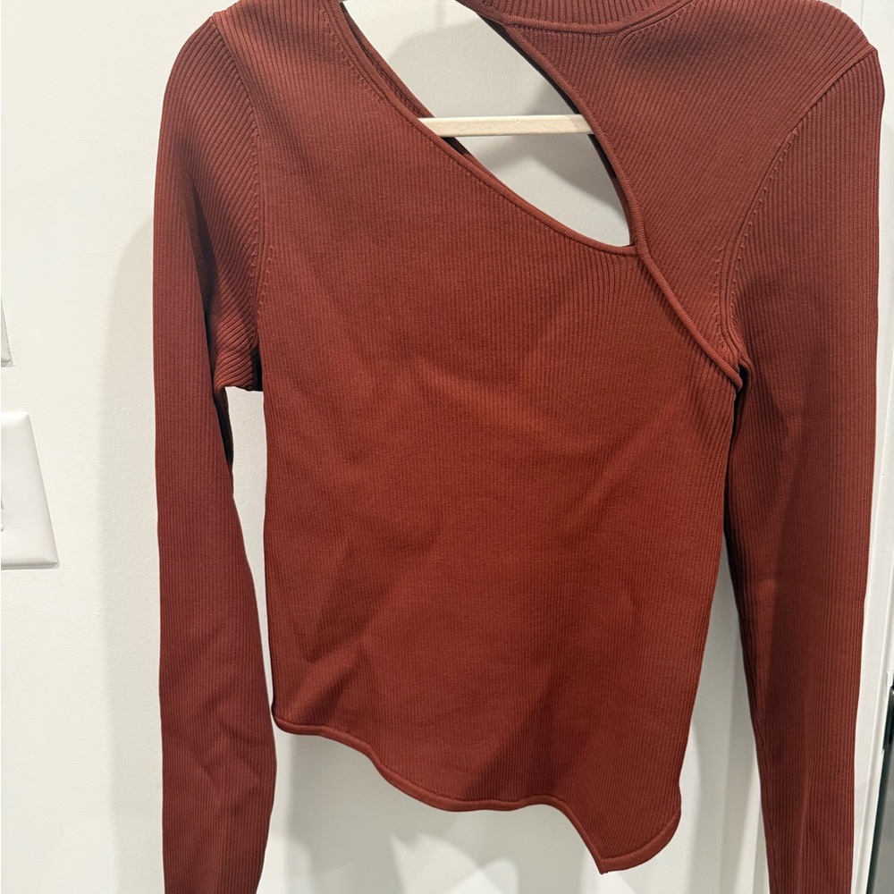 Cult Gaia Krislyn Asymmetrical Knit Top